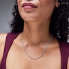 Thumbnail Image 2 of 0.50 CT. T.W. Certified Lab-Grown Diamond Line Necklace in Sterling Silver (I/SI2)