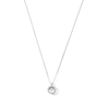 Thumbnail Image 1 of Unstoppable Love™ 0.40 CT. T.W. Certified Lab-Grown Diamond Circle Frame Pendant in Sterling Silver (I/SI2)