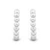 Thumbnail Image 2 of 3.5-4.0mm Oval Freshwater Cultured Pearl J-Hoop Earrings in Sterling Silver