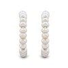 Thumbnail Image 2 of 3.5-4.0mm Freshwater Cultured Pearl J-Hoop Earrings in Sterling Silver