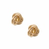 Thumbnail Image 1 of Love Knot Stud Earrings in Hollow 10K Gold