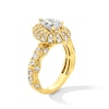 Thumbnail Image 2 of 2.00 CT. T.W. Pear-Shaped Certified Lab-Grown Diamond Frame Vintage-Style Engagement Ring in 14K Gold (F/VS2)