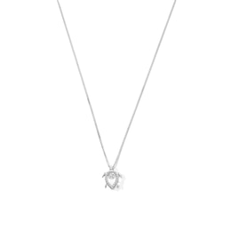 Unstoppable Love™ 0.20 CT. T.W. Certified Lab-Grown Diamond Turtle Pendant in Sterling Silver (I/SI2)
