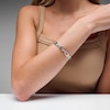 Thumbnail Image 2 of 0.25 CT. T.W. Certified Lab-Grown Diamond Bangle Bracelet in Sterling Silver (F/SI2)