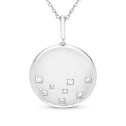 0.065 CT. T.W. Certified Lab-Grown Diamond Pendant in Sterling Silver (F/SI2)