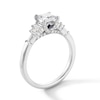 Vera Wang Love Collection 1.18 CT. T.W. Princess-Cut Diamond Double Collar Engagement Ring in 14K White Gold