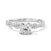 Thumbnail Image 1 of Vera Wang Love Collection 0.95 CT. T.W. Diamond Twist Shank Engagement Ring in 14K White Gold