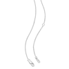 Thumbnail Image 2 of 6.0mm Heart-Shaped Lab-Created Opal "MOM" Necklace in Sterling Silver