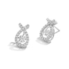 Thumbnail Image 1 of Unstoppable Love™ 1.00 CT. T.W. Certified Lab-Grown Diamond Loop Drop Earrings in 10K White Gold (F/SI2)