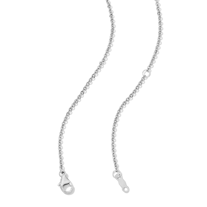 Main Image 3 of 0.30 CT.T.W. Certified Lab-Grown Diamond Necklace in Sterling Silver (F/VS2)