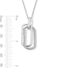 Thumbnail Image 4 of 0.30 CT.T.W. Certified Lab-Grown Diamond Necklace in Sterling Silver (F/VS2)
