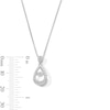 Thumbnail Image 2 of Unstoppable Love™ 0.40 CT. T.W. Certified Lab-Grown Diamond Teardrop Pendant in 10K White Gold (F/SI2)
