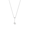 Thumbnail Image 1 of Unstoppable Love™ 0.25 CT. T.W. Certified Lab-Grown Diamond "Y" Drop Necklace in Sterling Silver (I/SI2)