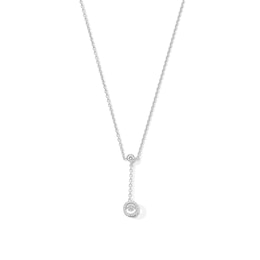 Unstoppable Love™ 0.25 CT. T.W. Certified Lab-Grown Diamond "Y" Drop Necklace in Sterling Silver (I/SI2)