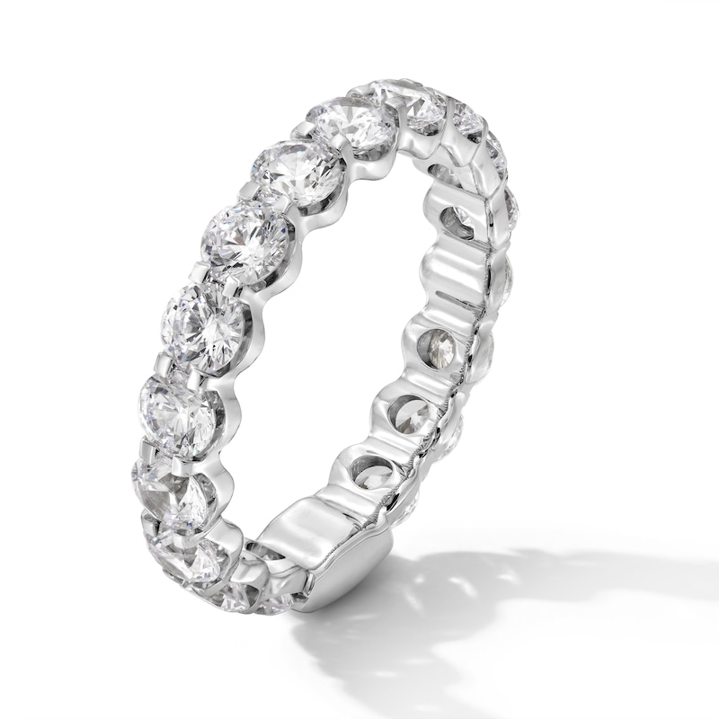 Main Image 2 of 3.00 CT. T.W. Certified Lab-Grown Diamond Eternity Band in 14K White Gold (F/VS2)