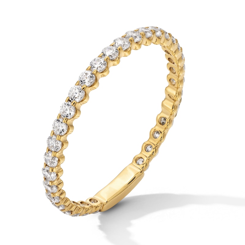 Main Image 2 of 0.50 CT. T.W. Certified Lab-Grown Diamond Eternity Band in 14K Gold (F/VS2)