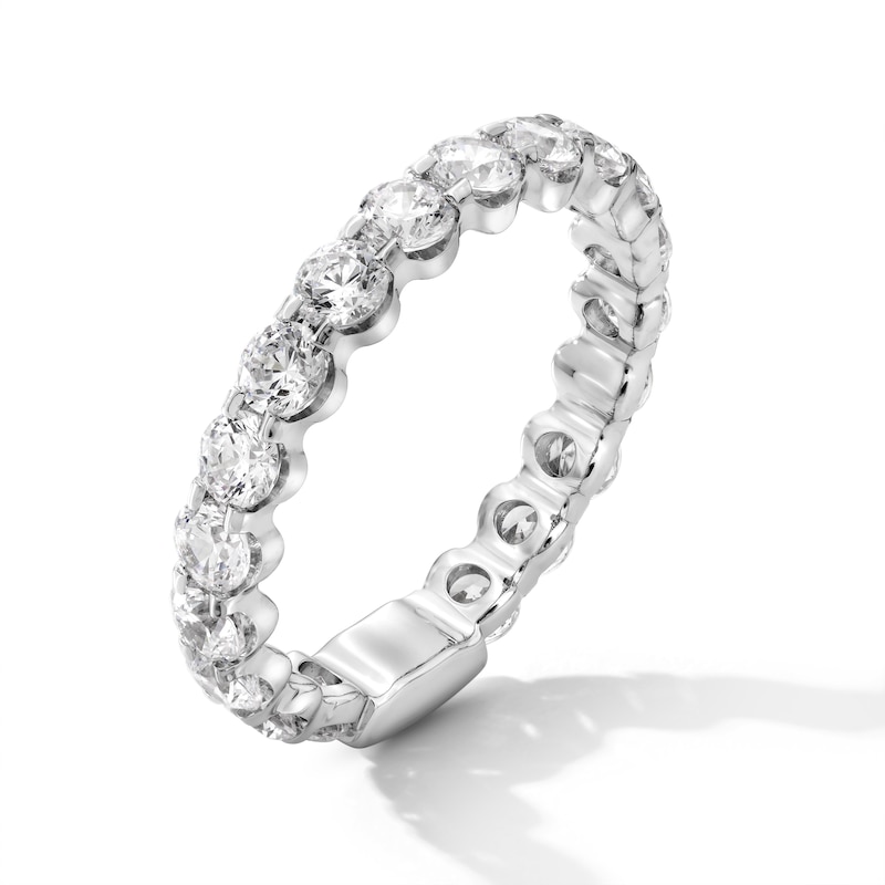 Main Image 2 of 2.00 CT. T.W. Certified Lab-Grown Diamond Eternity Band in 14K White Gold (F/VS2)