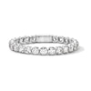 Thumbnail Image 1 of 1.00 CT. T.W. Certified Lab-Grown Diamond Eternity Band in 14K White Gold (F/VS2)