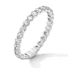 Thumbnail Image 2 of 1.00 CT. T.W. Certified Lab-Grown Diamond Eternity Band in 14K White Gold (F/VS2)