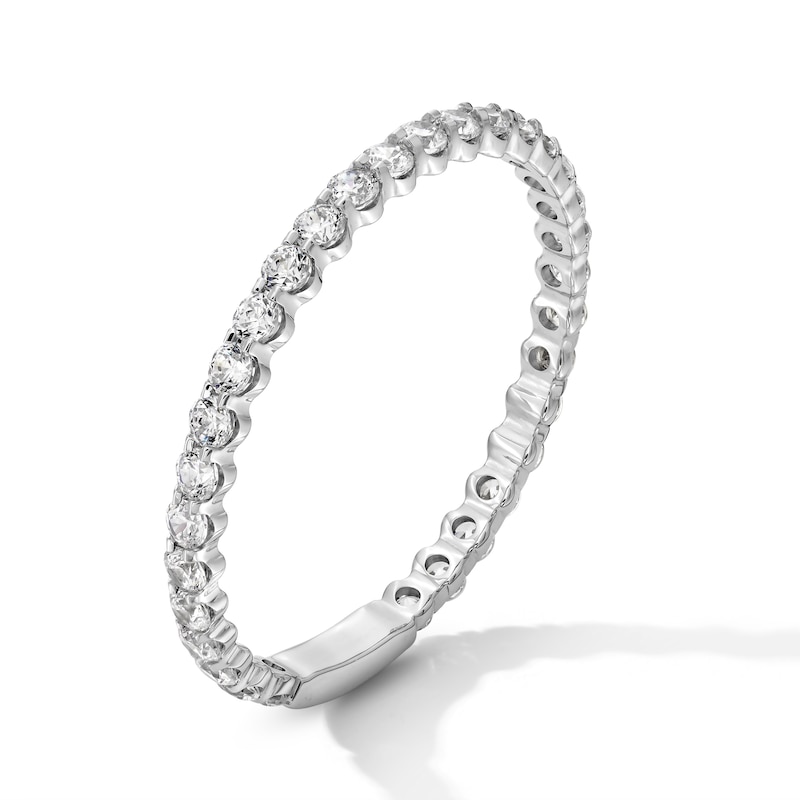 Main Image 2 of 0.50 CT. T.W. Certified Lab-Grown Diamond Eternity Band in 14K White Gold (F/VS2)