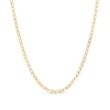 Thumbnail Image 1 of 5.5mm Mariner Chain Necklace in Semi-Solid 10K Gold - 22”