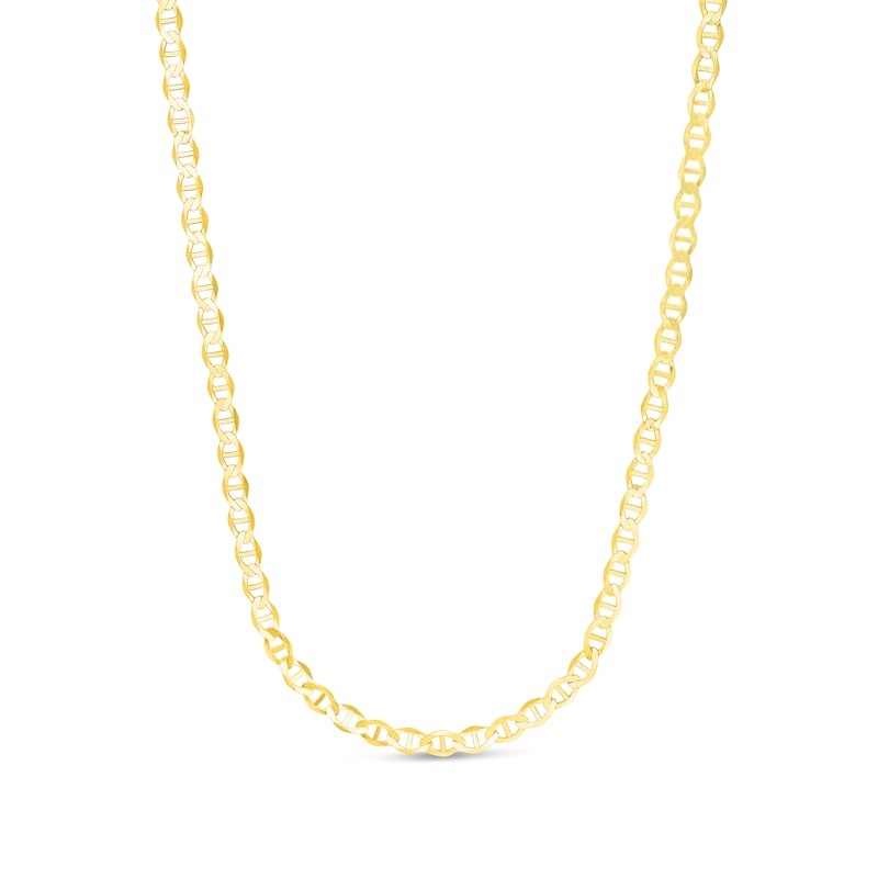 Main Image 1 of 5.5mm Mariner Chain Necklace in Semi-Solid 10K Gold - 20”