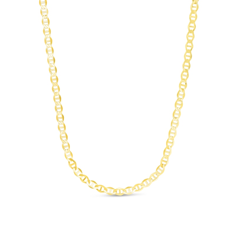 Main Image 1 of 5.5mm Mariner Chain Necklace in Semi-Solid 10K Gold - 18”