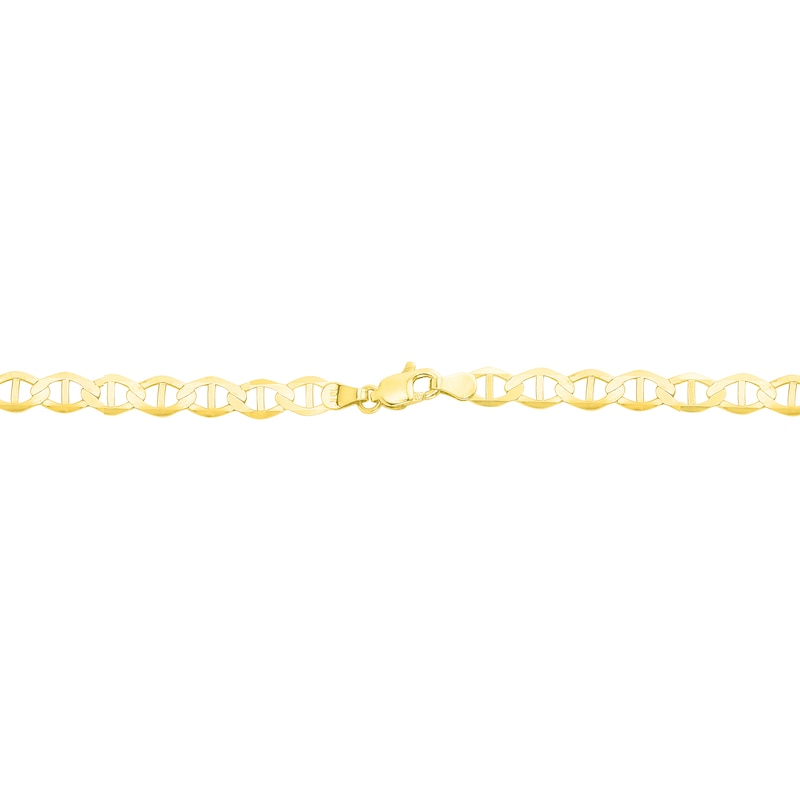 Main Image 2 of 5.5mm Mariner Chain Necklace in Semi-Solid 10K Gold - 18”