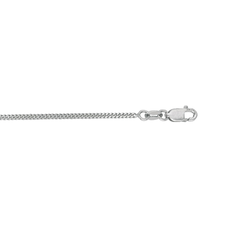 1.4mm Gourmette Curb Chain Necklace in Semi-Solid 10K Gold