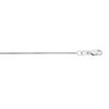 Thumbnail Image 2 of 1.0mm Gourmette Curb Chain Necklace in Semi-Solid 10K White Gold - 20”