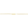 Thumbnail Image 2 of 1.4mm Gourmette Curb Chain Necklace in Semi-Solid 10K Gold - 20”