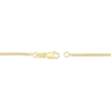 Thumbnail Image 2 of 1.4mm Gourmette Curb Chain Necklace in Semi-Solid 10K Gold - 16”