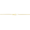 Thumbnail Image 2 of 1.4mm Gourmette Curb Chain Necklace in Semi-Solid 10K Gold - 22”