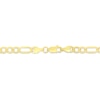 Thumbnail Image 2 of 4.7mm Figaro Chain Necklace in Hollow 10K Gold – 20”