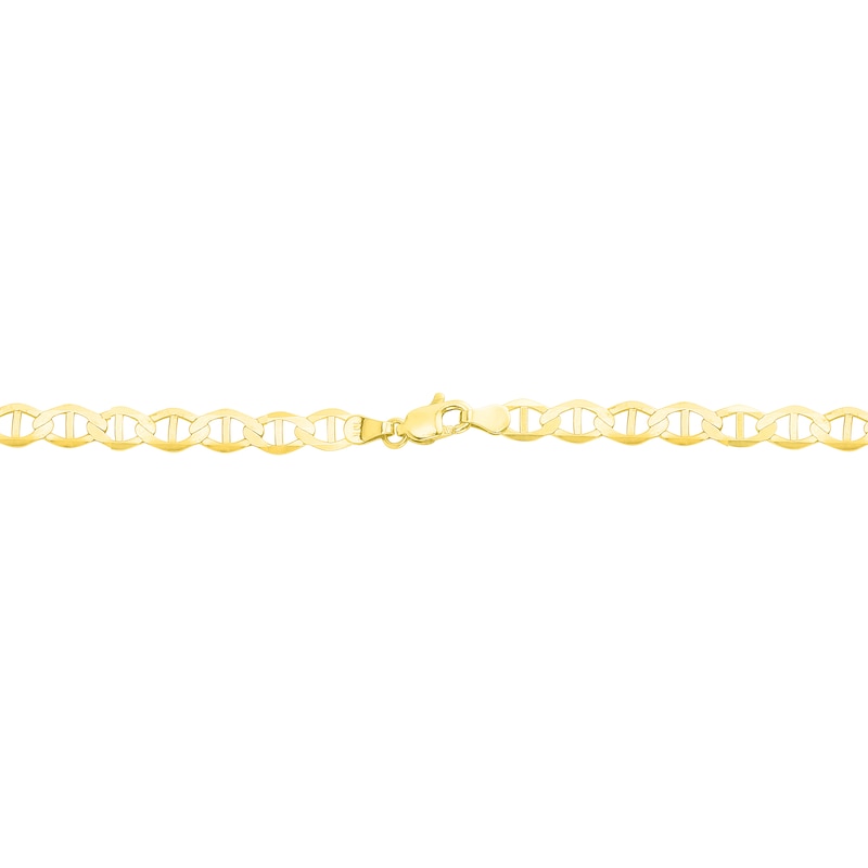 Main Image 2 of 5.5mm Mariner Chain Necklace in Semi-Solid 10K Gold - 22”
