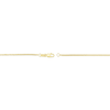 Thumbnail Image 2 of 1.4mm Gourmette Curb Chain Necklace in Semi-Solid 10K Gold - 24”