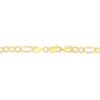 Thumbnail Image 2 of 4.7mm Figaro Chain Necklace in Hollow 10K Gold - 18"