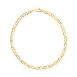 5.5mm Mariner Chain Bracelet in Semi-Solid 10K Gold - 8.0”