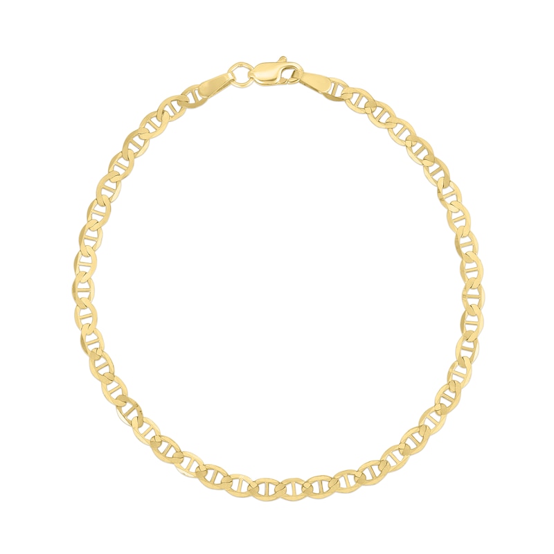 5.5mm Mariner Chain Bracelet in Semi-Solid 10K Gold - 8.0"