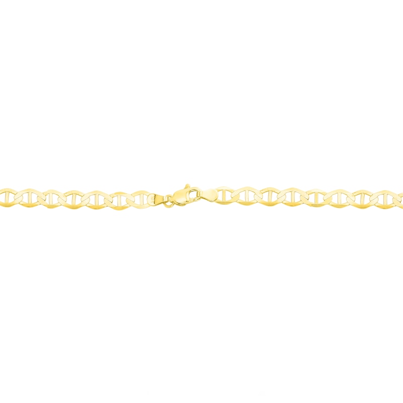 5.5mm Mariner Chain Bracelet in Semi-Solid 10K Gold - 8.0"