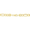 Thumbnail Image 2 of 5.6mm Figaro Chain Necklace in Hollow 10K Gold - 18”