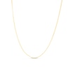 Thumbnail Image 1 of 2.1mm Gourmette Curb Chain Necklace in Semi-Solid 10K Gold - 22”