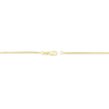 Thumbnail Image 2 of 2.1mm Gourmette Curb Chain Necklace in Semi-Solid 10K Gold - 22”
