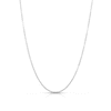 Thumbnail Image 1 of 0.87mm Cable Chain Necklace in Semi-Solid 10K White Gold - 18”