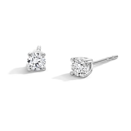 0.12 CT. T.W. Certified Lab-Grown Multi-Diamond Stud Earrings in Sterling Silver (F/VS2)
