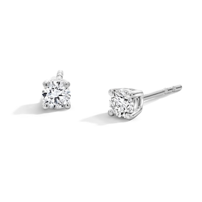 0.12 CT. T.W. Certified Lab-Created Multi-Diamond Stud Earrings in Sterling Silver (F/VS2)