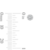 Thumbnail Image 2 of 0.12 CT. T.W. Certified Lab-Created Multi-Diamond Stud Earrings in Sterling Silver (F/VS2)