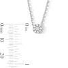 Thumbnail Image 3 of 0.15 CT. T.W. Certified Lab-Created Multi-Diamond Necklace in Sterling Silver (F/VS2)