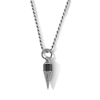 Thumbnail Image 1 of Limor Mindful Jewellery Onyx and 0.18 CT. T.W. Black Diamond Pendant in Black Rhodium-Plated Sterling Silver - 22”