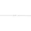 Thumbnail Image 2 of 2.4mm Rolo Chain Anklet in Hollow 10K White Gold - 10”